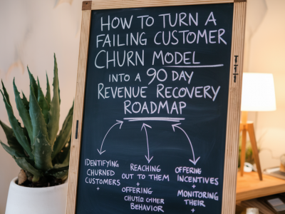How to turn a failing customer churn model into a 90-day revenue recovery roadmap
