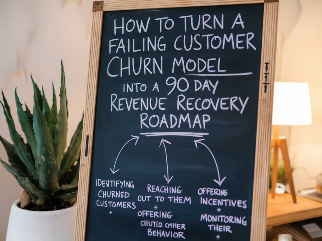 How to turn a failing customer churn model into a 90-day revenue recovery roadmap