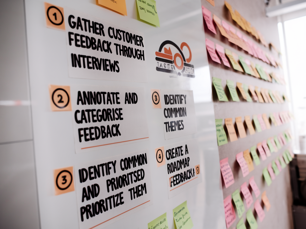 How to convert qualitative customer interviews into a prioritised product roadmap in four clear steps