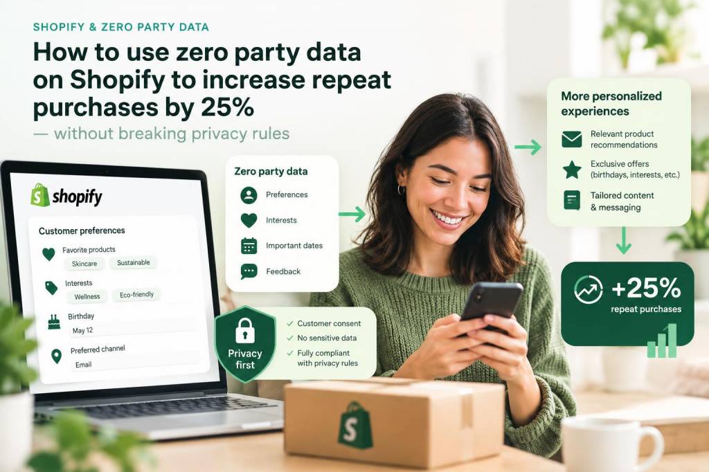 How to use zero-party data on shopify to increase repeat purchases by 25% without breaking privacy rules