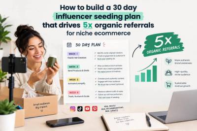 How to build a 30-day influencer seeding plan that drives 5x organic referrals for niche ecommerce